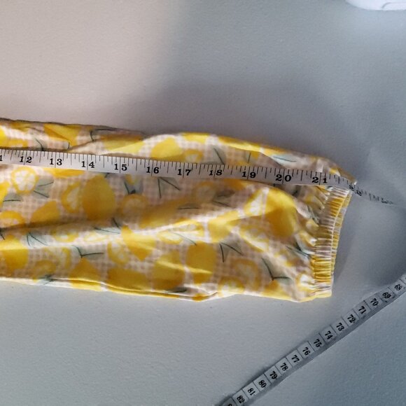 Lands End Womens Lemon Print Top XSmall Tencel Blend Breathable material - Picture 11 of 11